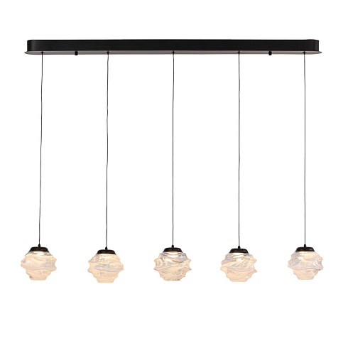 Подвесной светильник Delight Collection MD25030003-5B matt black/clear MD25030003