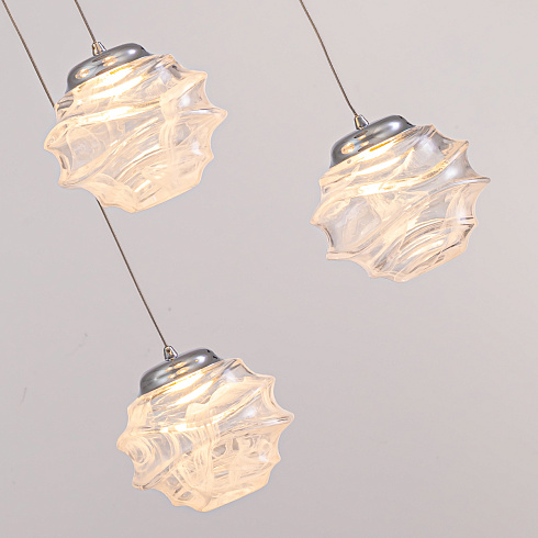 Подвесной светильник Delight Collection MD25030003-3A chrome/clear MD25030003
