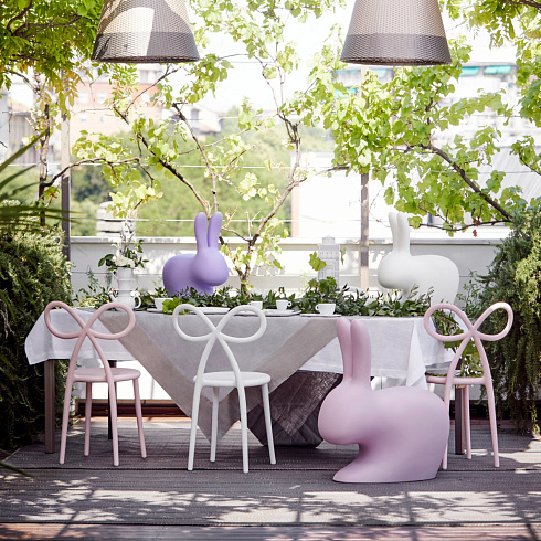 Детский стул Qeeboo Rabbit Baby Light Blue Rabbit 90001LB