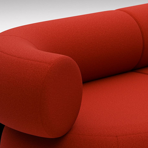 Диван Tom Dixon FAT 3 - Configuration 2 - Orange red (Kvadrat Hero 2 0552) FAT Fat-Sofa-Comb2-HE0552