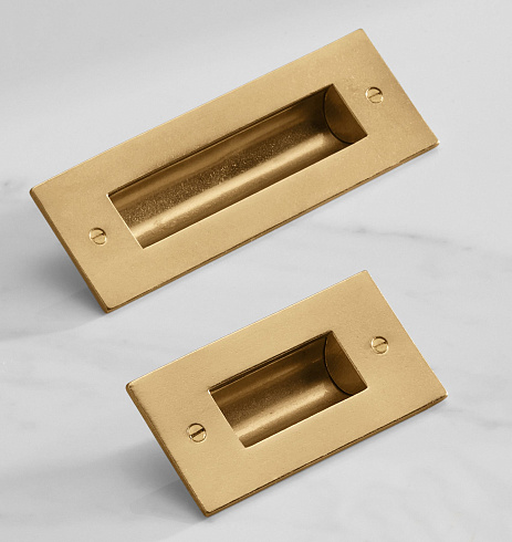 Дверная ручка Rejuvenation Chloe 10.2cm Platinum Bronze Flush 2071682