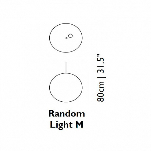 Подвесной светильник Moooi Random Light M RANDOM