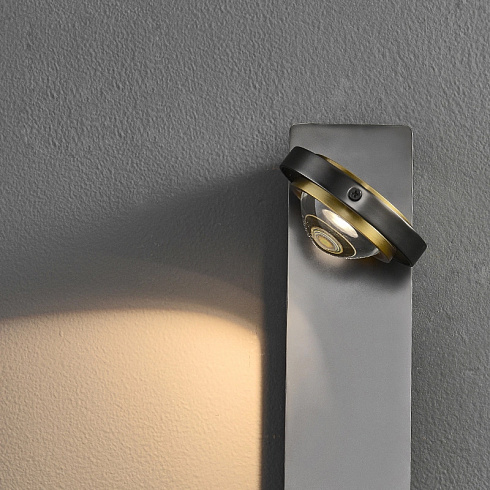 Настенный светильник Delight Collection MT9108-1W gun black Wall lamp