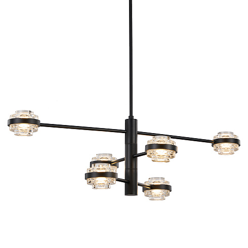 Люстра Delight Collection MX22030002-6A black/clear Indiana
