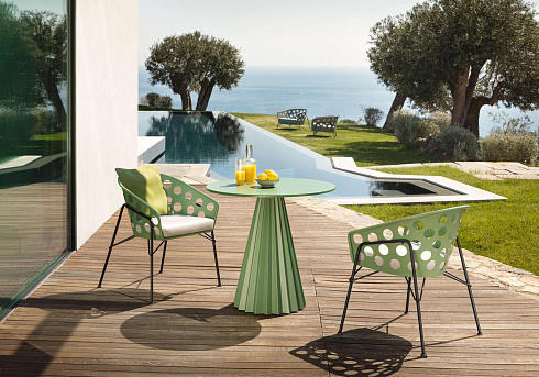 Стол Midj Plisse Pine green/Sand Plisse T2220BT0+TT19HD08+pine green+sand