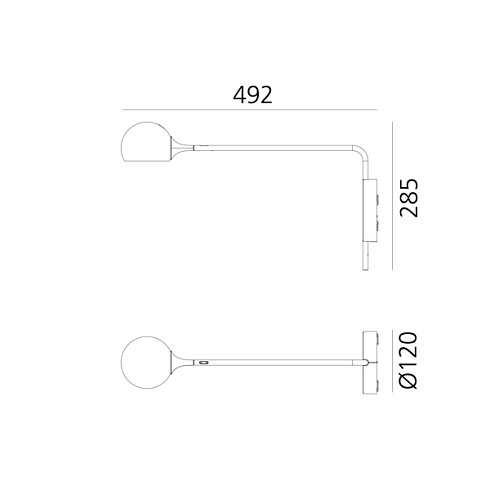 Настенный светильник Artemide Ixa Yellow Ixa 1113040A