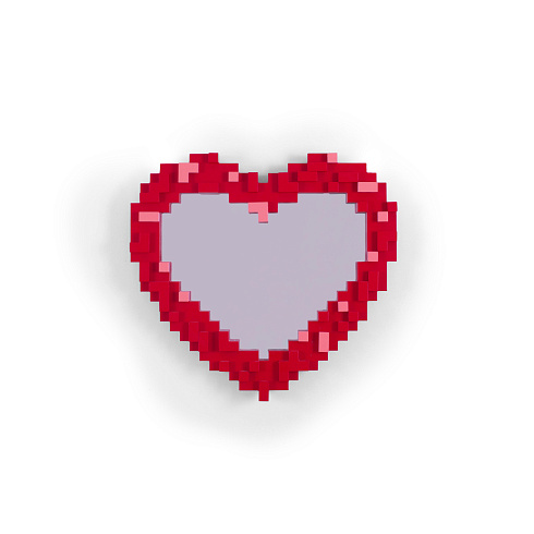 Зеркало Seletti Pixel Heart Pixel Mirror 17055