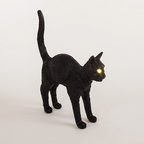 Настольная лампа Seletti Jobby The Cat Black Cat Lamp 15041