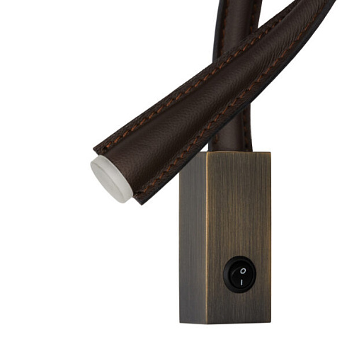 Настенный светильник Contardi FLEXILED AP L90 nickel/black FLEXILED ACAM.000881
