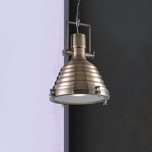 Подвесной светильник Delight Collection KM049P-1M brass Loft