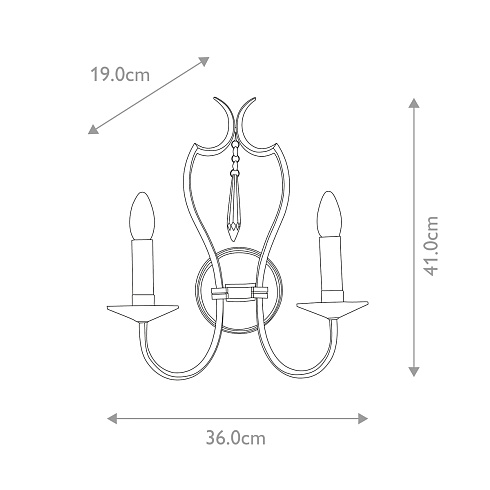 Настенный светильник Elstead Lighting PM2-DB  PM2 DB