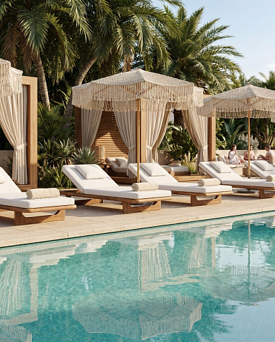 Шезлонг Delight Collection Outdoor Valencia Valencia Valencia Сhaise Lounge