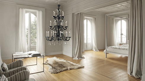 Люстра Barovier & Toso 5555/12 Izmir 5555/12/LQ/CL Люстра Barovier & Toso 5555/12 Izmir 5555/12/LQ/CL