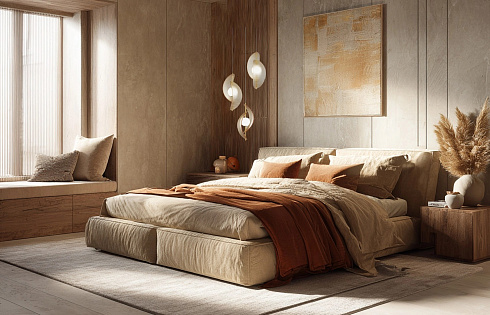 Подвесной светильник Delight Collection MD24030035-3A brass/amber MD24030035