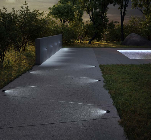 Настенный светильник AUGENTI Cut 45 2W 2700K on/off Cut 4045R/HRCC1L