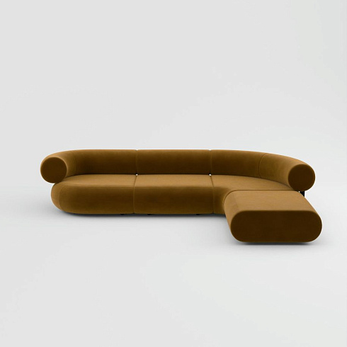 Диван Tom Dixon FAT L-Shaped Modular - Configuration 3 - Gold (Royal 132) FAT Fat-Sofa-Comb3-RLFR132