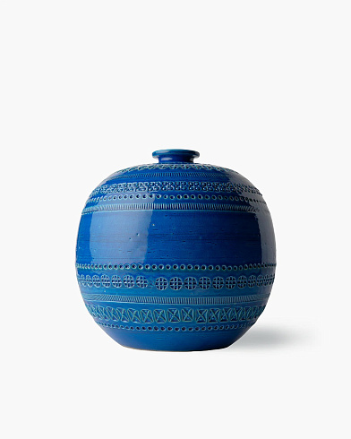 Ваза Bitossi Ceramiche Rimini Blu Ball-shaped 23 Rimini Blu Z9990043