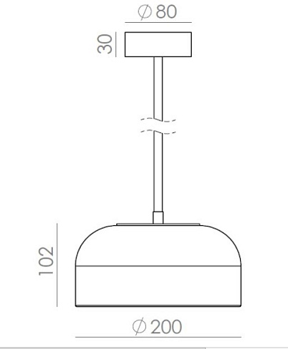 Подвесной светильник Aromas del Campo Ipon Clear Ipon C1316/1+Matt black/Clear