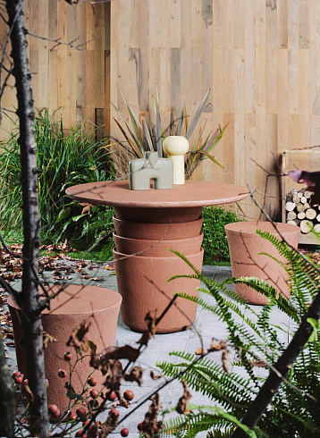 Уличный стол Gervasoni Kasane 33 Terracotta  Kasane