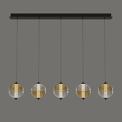 Подвесной светильник Delight Collection MD24022079-5B black/amber MD24022079