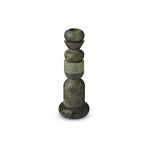 Подсвечник Tom Dixon Stone Stacking green Stone ROCH03GR