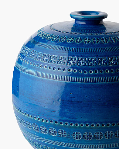 Ваза Bitossi Ceramiche Rimini Blu Ball-shaped 23 Rimini Blu Z9990043
