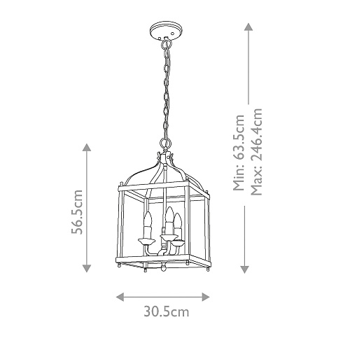 Подвесные светильники Kichler KL-LARKIN-P-M-PNBR 
