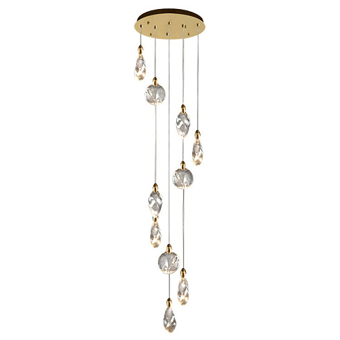Подвесной светильник Delight Collection MT9176-10H titanium gold Colvin