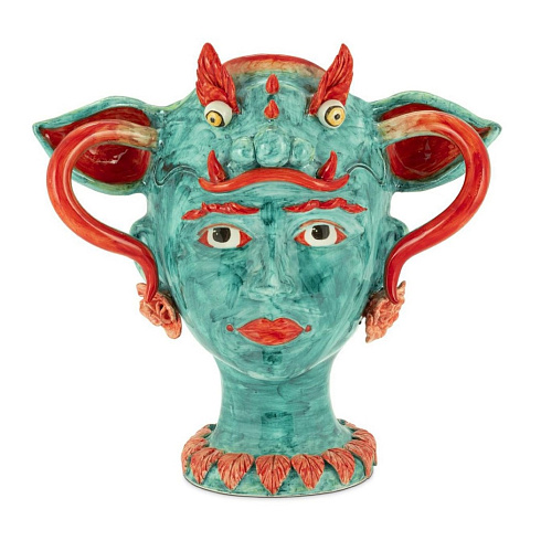 Ваза Abhika Selva Dragon Green/Red Selva 2000045A740
