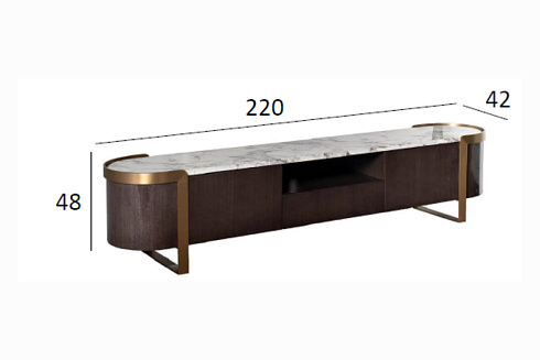 Тумба под телевизор Sevilla см Garda Decor 58DB-TV20047 