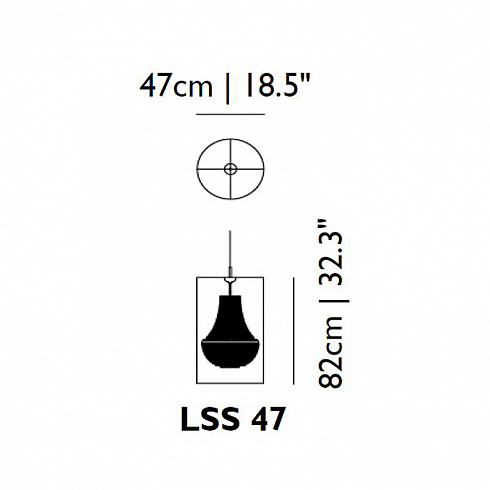 Люстра Moooi Light shade 47 LIGHT SHADE SHADE