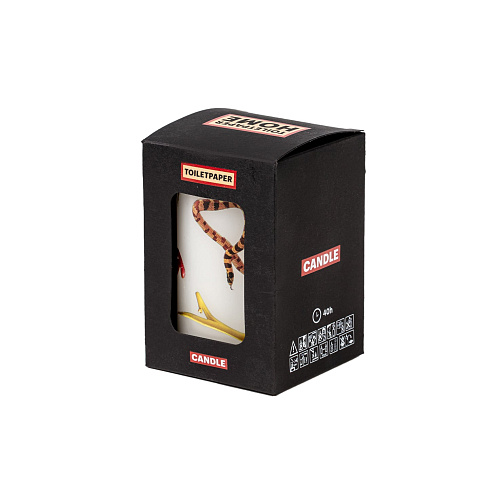 Свеча Seletti Large Snakes White Toiletpaper Candle 14089