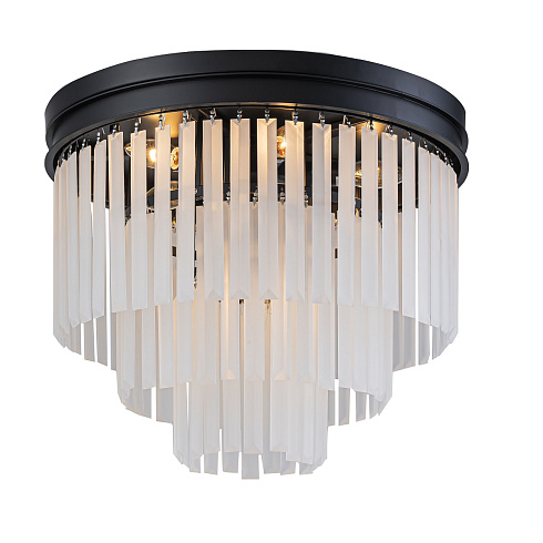 Потолочный светильник Delight Collection Odeon 6/P black/frost 1920s Odeon 771131 (KR0387C-6/P black/frost)