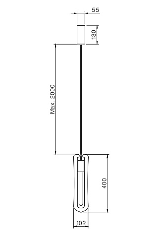 Подвесной светильник Hind Rabii Aurelia Black chrome Aurelia 10471