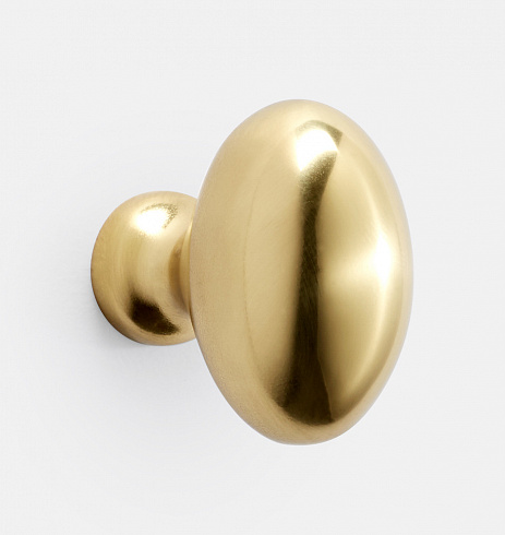 Ручка-кнопка Rejuvenation Medium Oval d.3.2 Aged Brass Medium Oval 283836 (C100307)