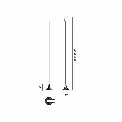 Подвесной светильник Artemide 1936010A UNTERLINDEN