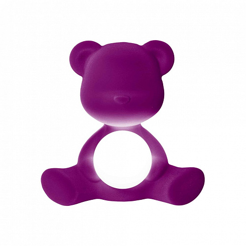 Настольная лампа Qeeboo Teddy Girl Velvet Violet Teddy 25002VI-FL