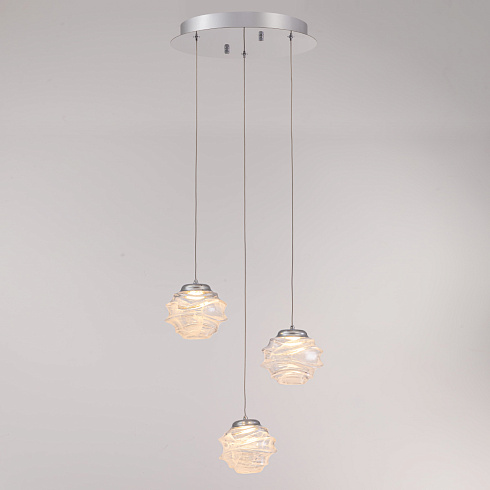 Подвесной светильник Delight Collection MD25030003-3A chrome/clear MD25030003