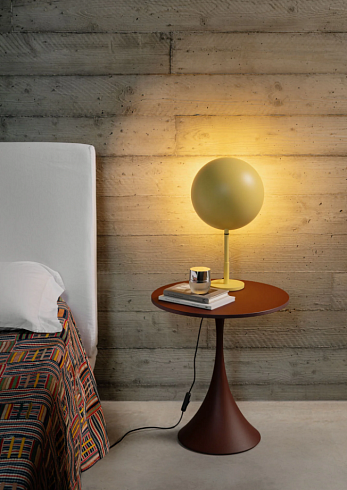 Журнальный столик Midj Leo HPL d50 Bulgaro Red Leo Leo CT H59 D50 FRB