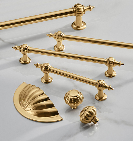 Ручка-скоба Rejuvenation Ellis L.10.2cm Aged Brass Ellis 9575347