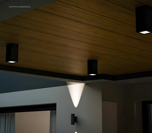 Потолочный светильник AUGENTI Up and Down Q 13W 2700K 10 on/off  Up&Down 9814C/HC0.NB