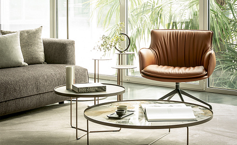 Кресло Cattelan Italia Rhonda Lounge A Barrique Rhonda Rhonda Lounge A GLV18 / GFM69 