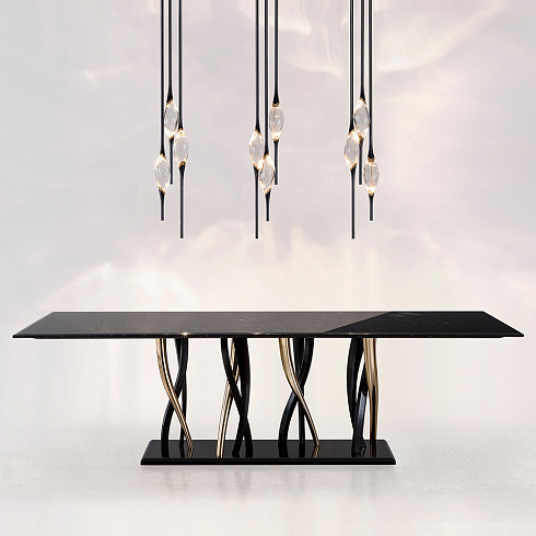 Подвесной светильник Delight Collection Pezzo 9 pearl black Pezzo OM82113-9 pearl black