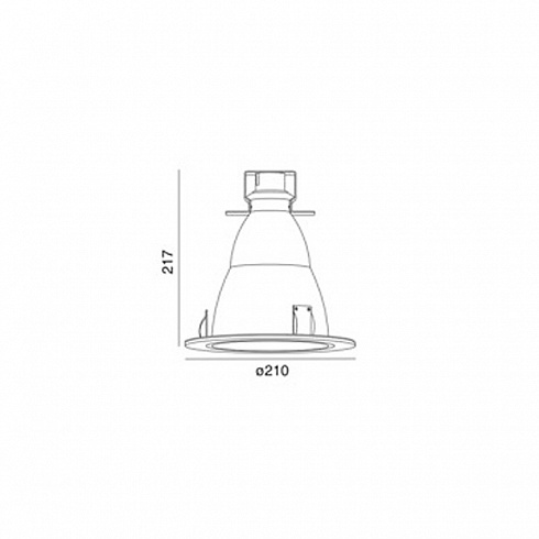 Встраиваемый светильник Wever & Ducre 15269 LOUIS TC 30W MODULE LOUIS