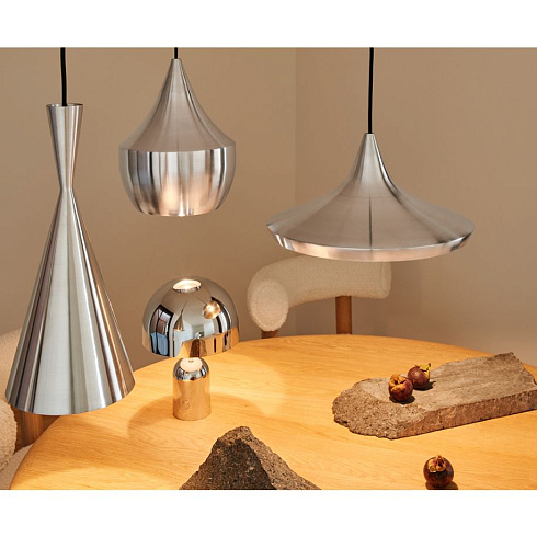 Подвесной светильник Tom Dixon Beat Stout Unbeaten Aluminium LED Beat BLS04A-PEUM5