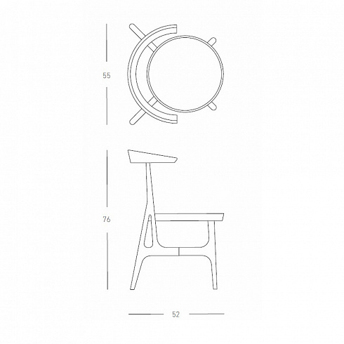 Стул Agrippa HENDRIX HENDRIX