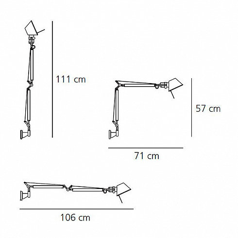 Структура Artemide A005600 Tolomeo Mini