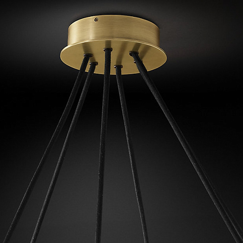 Люстра Restoration Hardware Rennes Round 48" Lacquered Burnished Brass Rennes 68090983 LBB