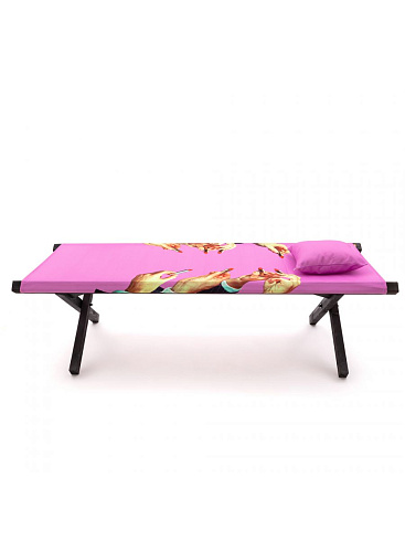 Шезлонг Seletti Poolbed Lipstick Pink Toiletpaper Poolbeds 16625