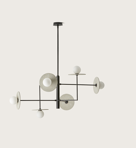 Подвесной светильник Aromas del Campo Miro Matt Black Miro C1289/6+matt black